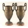 Image 1 : Lot of 2 Brass Urns