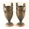 Image 2 : Lot of 2 Brass Urns