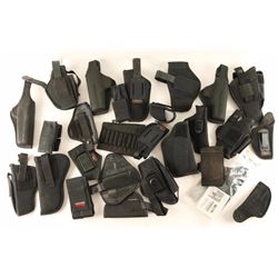 Lot of Black Webbing Holsters