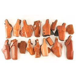 Lot of Brown Leather Holsters