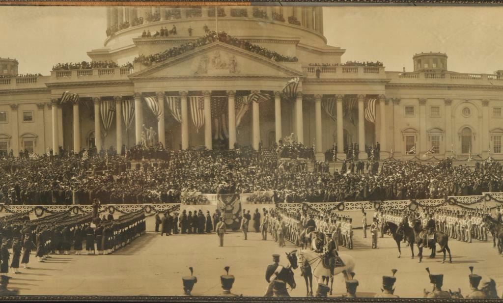Wilson Offical Inauguration Panoramic Photo of President Wilson's Inauguration