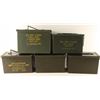 Image 1 : Lot of 5 Empty Ammo Cans