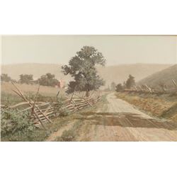 Original Gouache on Paper by Wilson Marlatt