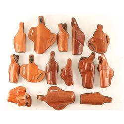 Lot of Brown Leather Holsters