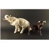 Image 1 : Porcelain Elephant & Bull