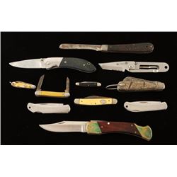 Lot of Folding Knives