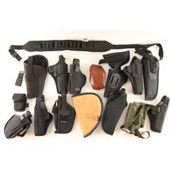 Lot of Black Webbing Holsters