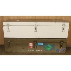 Lot of 2 Military Storage Containers
