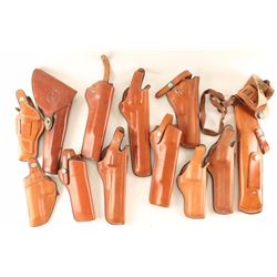 Lot of Brown Leather Holsters