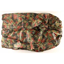 Camo Poncho & Metal target