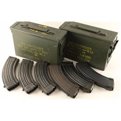 Lot of 6 AK 47 Mags