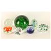 Image 1 : Lot of 7 Glass Paperweights