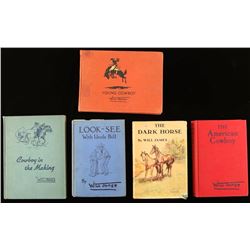 Lot of 5 Will James Books