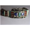 Tibet Hand Made Turquoise Lapiz Lazuli & Coral Bracelet