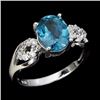 Image 1 : Natural London Blue Topaz Ring