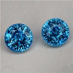 Natural Combodian Rare Blue Zircon 7.60 Ct - VVS