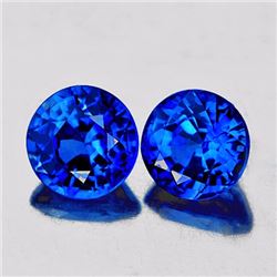 Natural Kashmir  Sapphire Pair 3.50 MM- VVS1