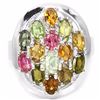 Image 1 : NATURAL AAA MULTI COLOR TOURMALINE 42 Ct Ring