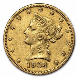 1904-O $10 Liberty Gold Eagle OVER 100 YEAR OLD GOLD COIN