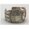 Image 1 : Sterling Silver Navajo Watch Bracelet