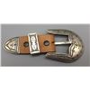 Image 1 : Sterling, Navajo Ranger Belt Buckle Set
