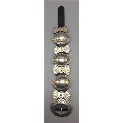 Concho Belt Style Sterling Bracelet