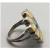 Image 8 : Zuni Inlay Bracelet And Ring - Laate