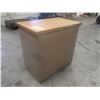 Image 3 : Wood Top 4 Drawer Storage Cabinet, Overall: 48" x 30" x 46"