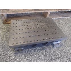 Steel Drilled and Tapped Machining Plate, 18" x 13" x 4.5"