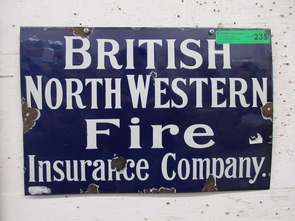 Rare 1880 Porcelain Advertising Sign