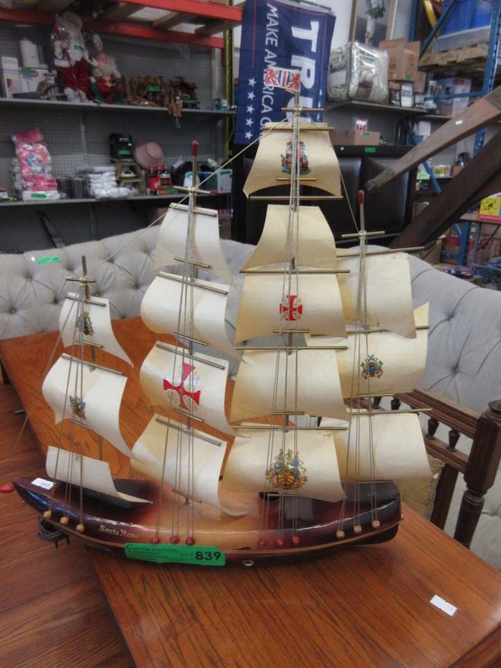 Ship Model Lamp - Santa Rosa