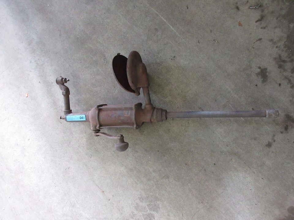 Vintage Hand Crank Lubester Oil Pump