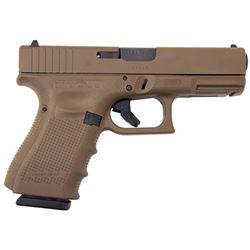 GLOCK G19 G4 FULL  FLAT DARK EARTH 9MM, PG1950204D