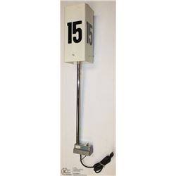 #15 STORE CASHIER LIGHT. WORKS, GREAT MAN CAVE ITEM!