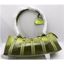 NEW GREEN SNAKESKIN STYLE METAL RING