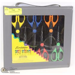 6PC CRAFTING SCISSORS SET IN CASE