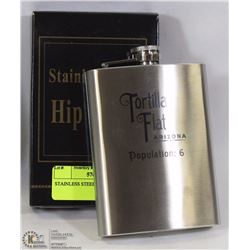 STAINLESS STEEL HIP FLASK