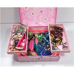 #2 - KID'S JEWELRY BOX & CONTENTS