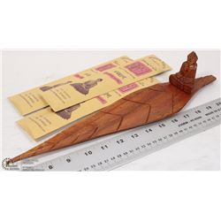 INCENSE TRAY SOLD WITH 3 PACKS OF SANDAL WOOD