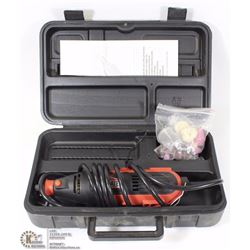 JOB MATE ROTARY TOOL WITH SOME ACCESSORIES IN HARD