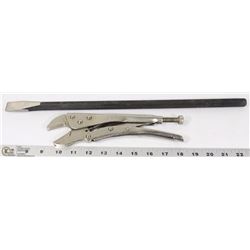 MASTERCRAFT LOCKING PLIERS SOLD WITH WESTWARD