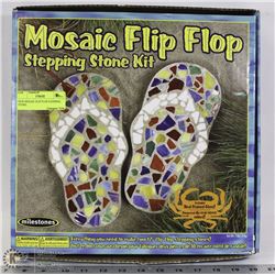 NEW MOSAIC FLIP FLOP STEPPING STONE