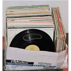 BOX OF 65 LP WITH COVERS & 18 LPS WITH NO JACKET