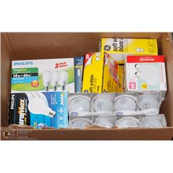 BOX OF LIGHTBULBS