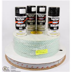 5 ROLLS OF ASSORTED 3M TAPE SOLD WITH 4 CANS OF