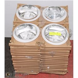 60 WHITE POT LIGHT TRIM RINGS FOR 6" POT LIGHTS.