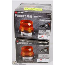 2 NEW MAGNETIC STROBE BEACON LIGHT PLUS INTO
