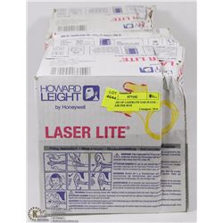 3 BOXES OF LASERLITE EAR PLUGS - 200 PAIR PER BOX