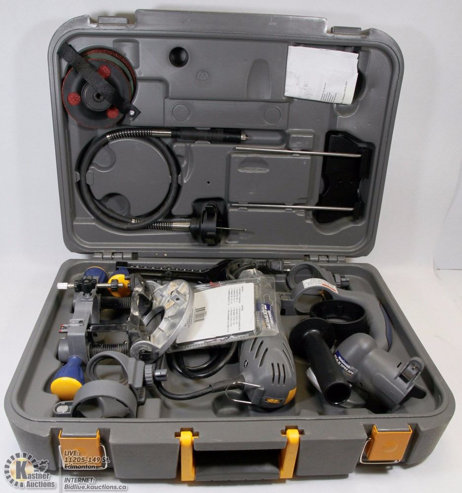 MASTERCRAFT MAXIMUM ROTARY TOOL KIT W/ ACCESSORIES