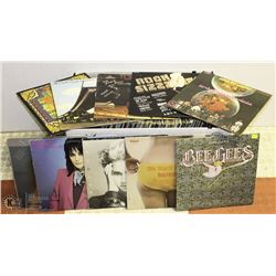 BOX OF 122 ROCK RECORDS
